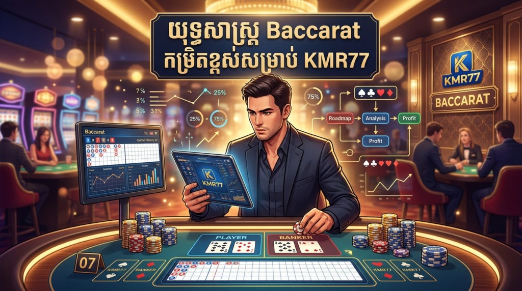 KMR77 Baccarat: ការណែនាំពេញលេញ និងយុទ្ធសាស្ត្រ