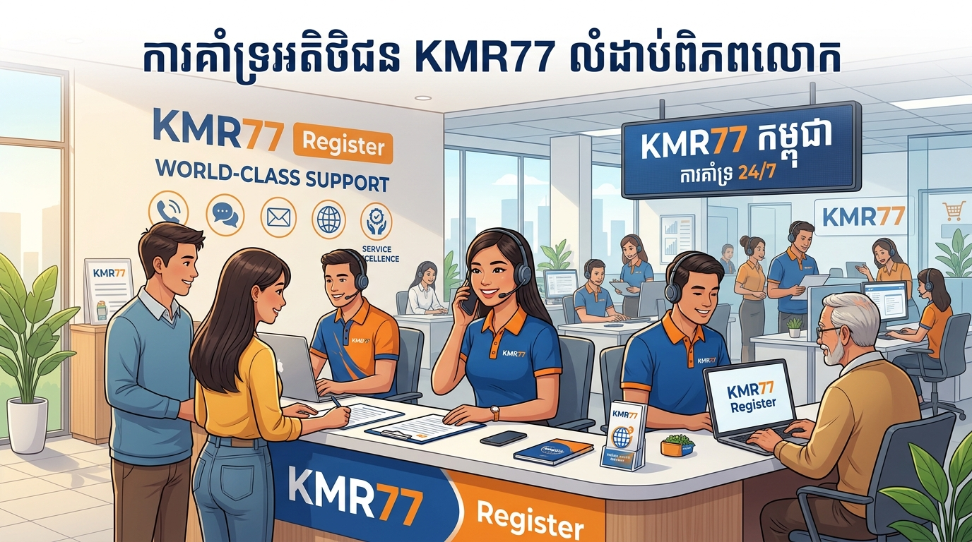 ការគាំទ្រអតិថិជន KMR77 លំដាប់ពិភពលោក